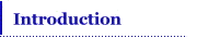Introduction
